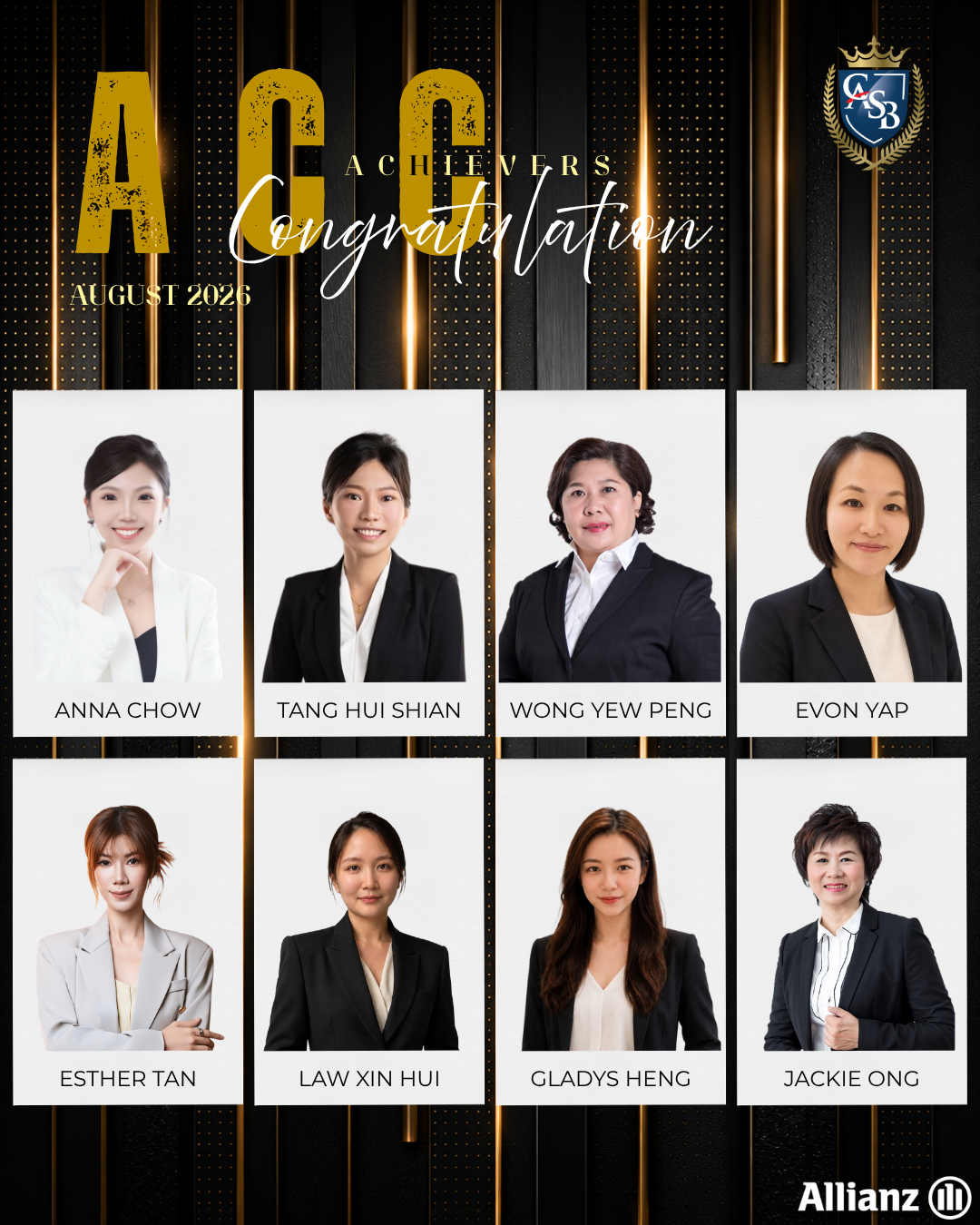 August 2026 Achievers
