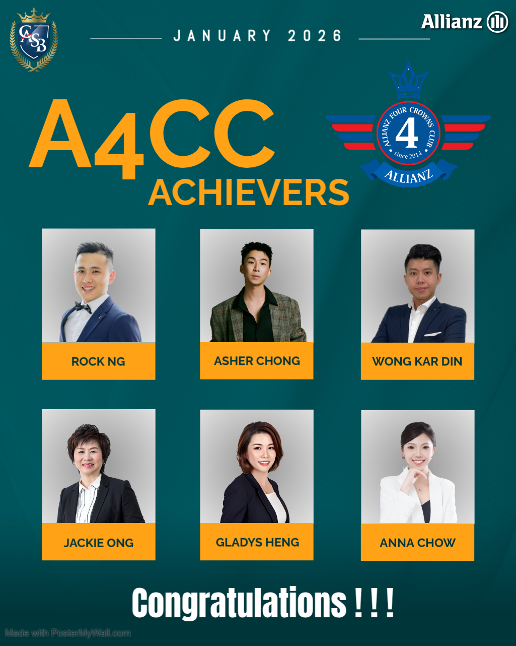 January 2026 Achievers